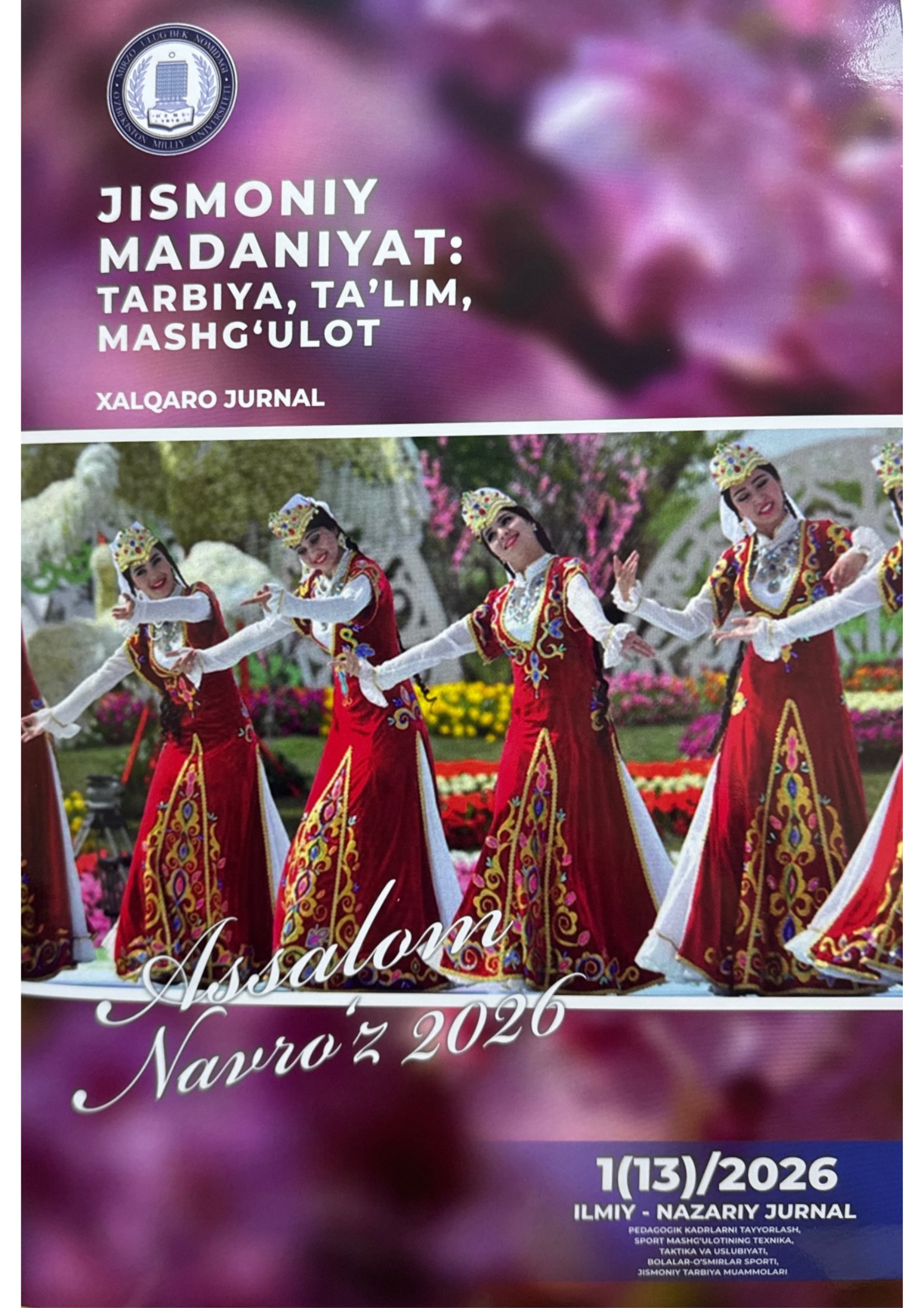 					View Vol. 1 No. 13 (2026): 1(13)/2026. SPORT FANI: MUAMMOLAR VA ISTIQBOLLAR
				